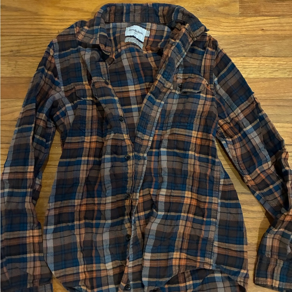 Goodfellow & Co Multicolor Plaid Shirt
